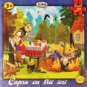 Puzzle - Capra cu trei iezi (30 piese)