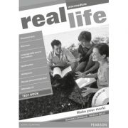 Real life Global Intermediate Test Book & Test Audio CD Pack