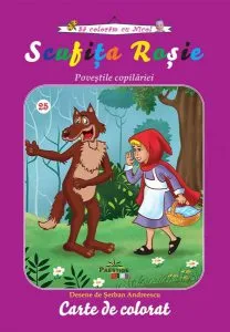 Scufița roșie. Carte de colorat de Serban Andreescu