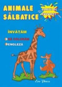 Animale salbatice - carte de colorat