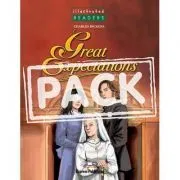 Benzi desenate Great Expectations Retold cu audio CD de Charles Dickens