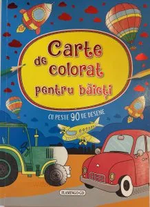 Carte de colorat pentru baieti de Curious Universe Uk