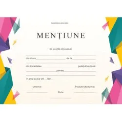 Diploma mentiune (DZC01)
