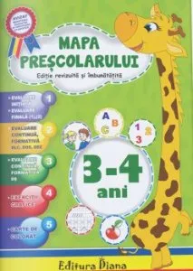 Mapa prescolarului, 3-4 ani de Olga Ola