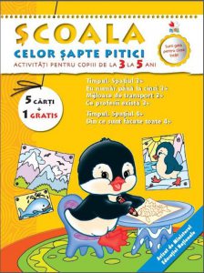 Pachet: Scoala celor sapte pitici, 3-5 ani (5 carti+1 gratis)