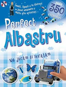 Perfect albastru. Ne jucam si invatam. Peste 350 de abtibilduri