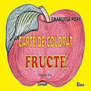 Carte de colorat fructe de Emanuela Popa