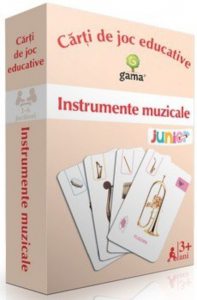 Carti de joc educatie - Instrumente muzicale