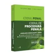 Codul penal si Codul de procedura penala, septembrie 2023. Editie tiparita pe hartie alba de Dan Lupascu