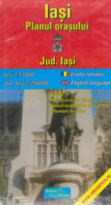Harta - Iasi, planul orasului   Judetul Iasi