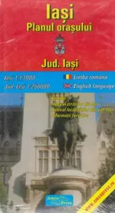 Harta - Iasi, planul orasului   Judetul Iasi