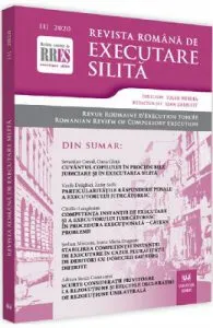 Revista romana de executare silita Nr.1/2020