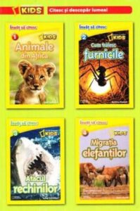 Set National Geographic kids. Citesc si descopar lumea. Invat sa citesc (4 carti)