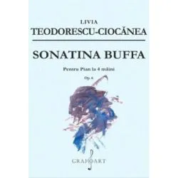 Sonatina Buffa pentru pian la 4 maini op. 6 de Livia Teodorescu-Ciocanea