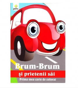 Brum-Brum si prietenii sai - Carte de colorat