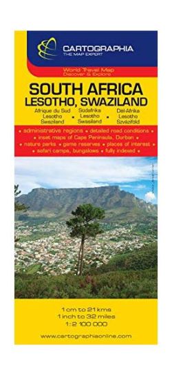 Hartă rutieră Africa de Sud