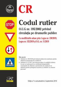 Codul rutier. Ediția a 7‐a actualizată la 2 septembrie 2019