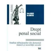 Drept penal social. Analiza infractiunilor din domeniul muncii si securitatii sociale (Petre Buneci, Ilie Dumitru) de Petre Buneci