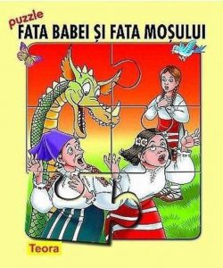Fata babei si fata mosului - carte cu puzzle