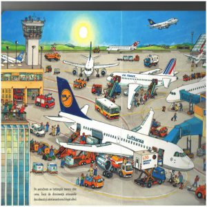 La drum cu avionul