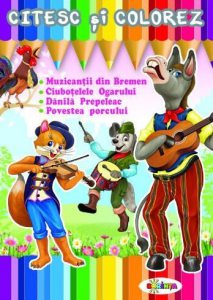 Citesc si colorez - Muzicantii din Bremen