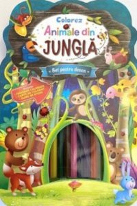Colorez animale din jungla - Set