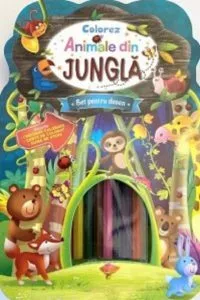 Colorez animale din jungla - Set de Various Authors
