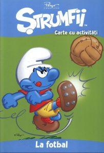 Strumfii - Carte cu activitati. La Fotbal