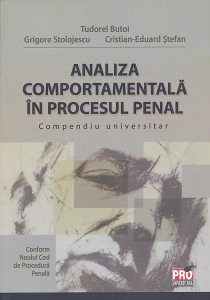 Analiza comportamentală în procesul penal. Compendiu universitar