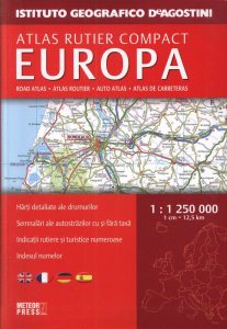 Atlas rutier compact Europa