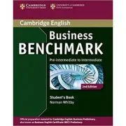 Business Benchmark Pre-intermediate to Intermediate Business Preliminary Student's Book de Norman Whitby