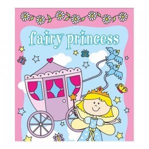 Carte de colorat si stickere - Fairy Princess