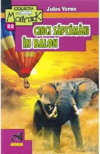 Cinci saptamani in balon de Jules Verne