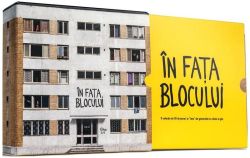 În fața blocului