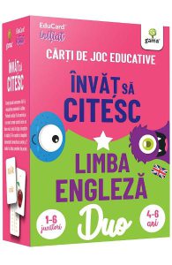 Invat sa citesc. Limba engleza. Carti de joc educative