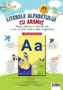 Literele alfabetului cu Aramis - 32 de planse de Celina Iordache