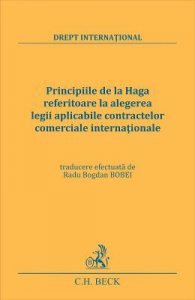 Principiile de la Haga referitoare la alegerea legii aplicabile contractelor comerciale internationale