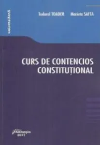 Curs de contencios constitutional de Tudorel Toader