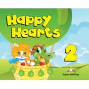 Happy Hearts 2, Pupils Pack. Curs de limba engleza pentru prescolari cu multirom si fise de lucru