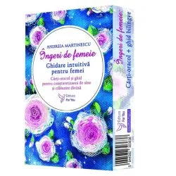 Îngeri de femeie. Set ghid   cărți-oracol bilingve de Andreia Martinescu