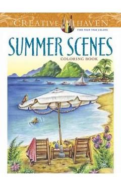 Creative Haven Summer Scenes Coloring Book