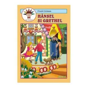 Hansel si Grethel (carte de colorat) de Fratii Grimm