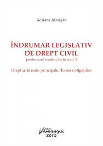 Indrumar legislativ de drept civil pentru uzul studentilor in anul II