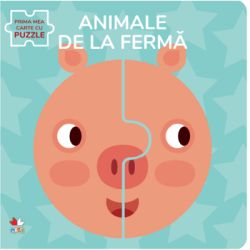 Animale de la ferma. Prima mea carte cu puzzle