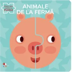Animale de la ferma. Prima mea carte cu puzzle