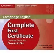 Complete First Certificate for Spanish Speakers Class Audio CDs (3) de Guy Brook-Hart