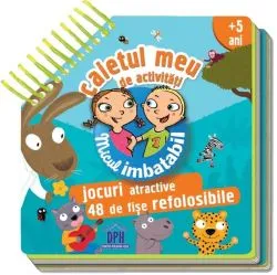 Micul Imbatabil  5 ani. Caietul meu de activități (48 de fișe refolosibile)