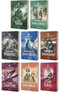 Pachet 8 volume: Sherlock Holmes de Arthur Conan Doyle