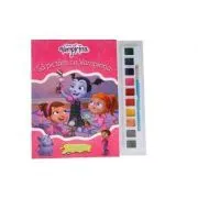 Sa pictam cu Vampirina. Carte de colorat cu pensula si acuarele de Disney