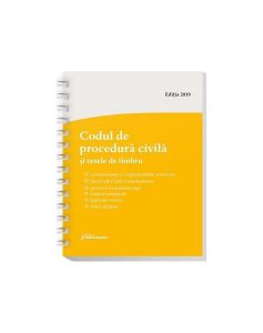 Codul de procedură civilă și taxele de timbru. Actualizat la 1 septembrie 2019-spiralat